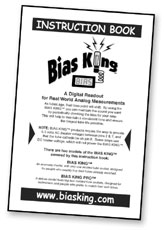 Cover of Bias King Instruction Book